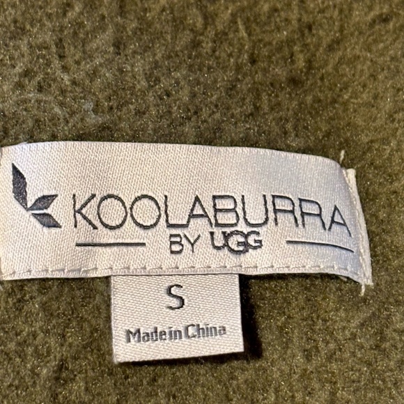 ⭐️Koolaburra by UGG Sherpa Fleece Shawl Collar Cardigan Olive A451834 -NEW⭐️ - Picture 5 of 10
